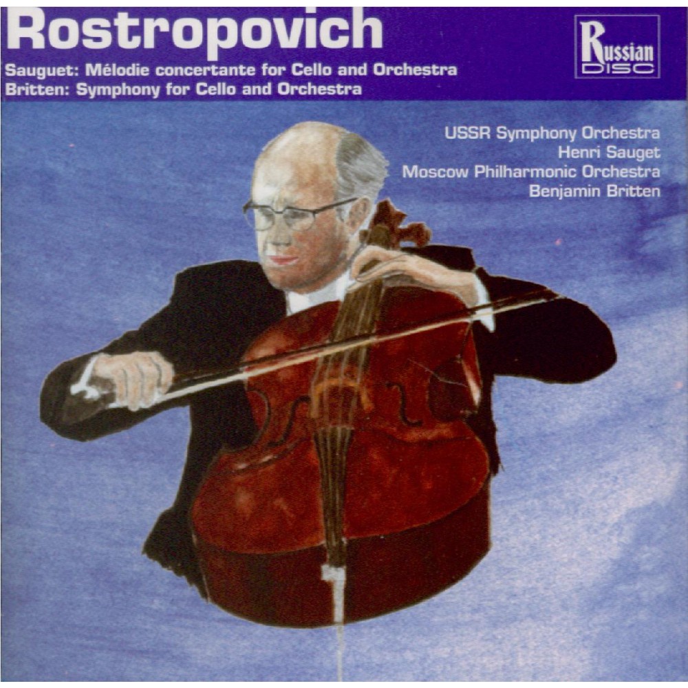 BRITTEN - Rostropovich - Cello symphony, pour violoncelle et orchestre o..